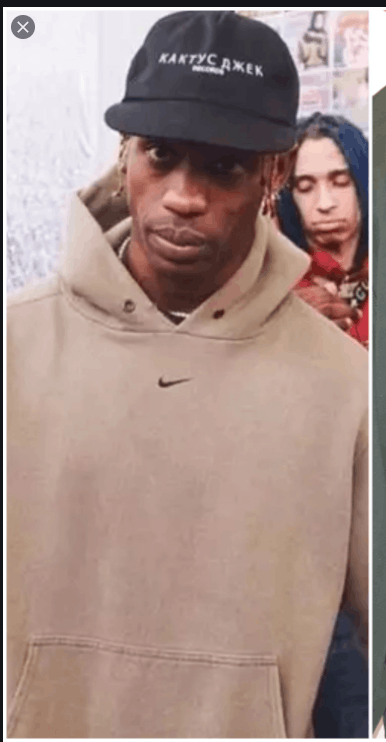 Nike × Vintage Red Nike Center Swoosh Hoodie Sweatshirt Youth Travis Scott Size US XS / EU 42 / 0 - 3 Thumbnail