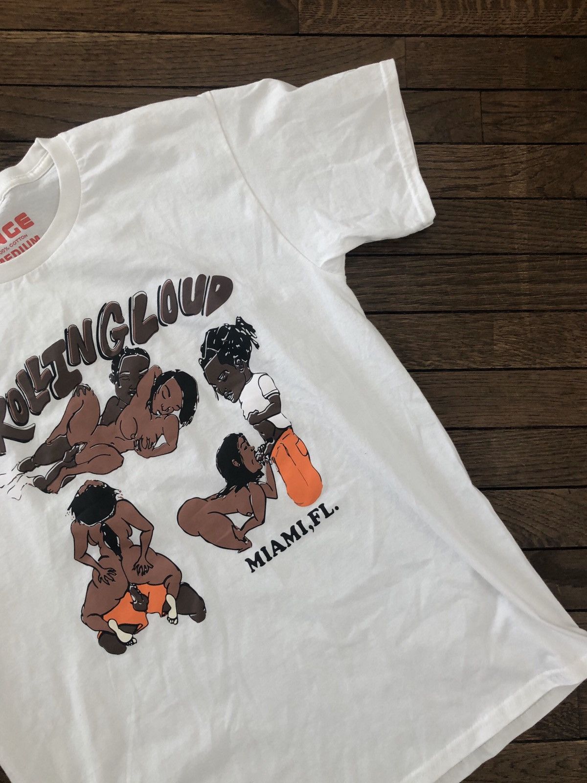 AWGE × Asap Rocky ASAP Rocky Having Sex Tee ❄️🧊💤 Rolling Loud Exclusive  Miami | Grailed