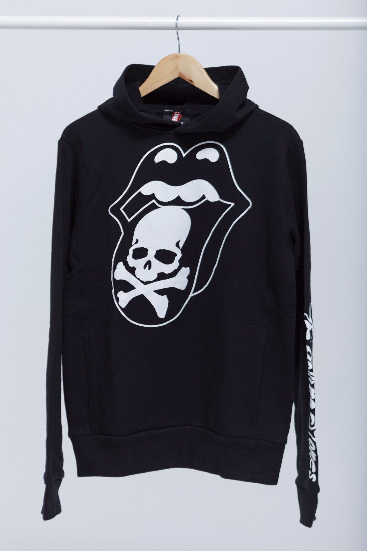 Mastermind Japan Mastermind x Theater 8 x Rolling Stones Rare Black Hoodie  13SS | Grailed