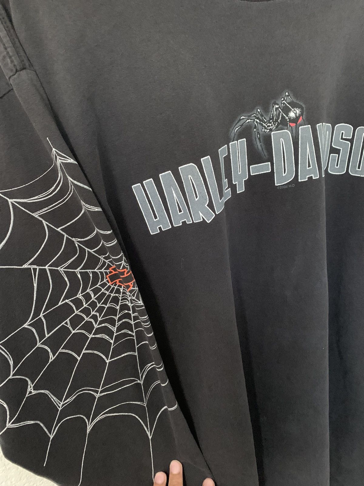 Vintage Harley Davidson Spider Web Long Sleeve T-Shirt Size 3XL Travis  Scott 海外 即決 - スキル、知識