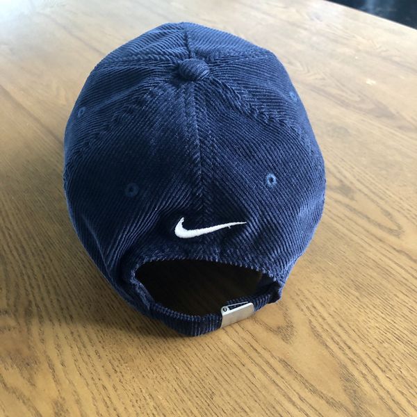 Nike NikeLab H86 JDI Just Do It Corduroy Navy Blue Hat Grailed