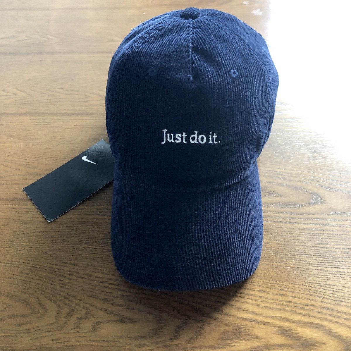 Nike NikeLab H86 JDI Just Do It Corduroy Navy Blue Hat Grailed