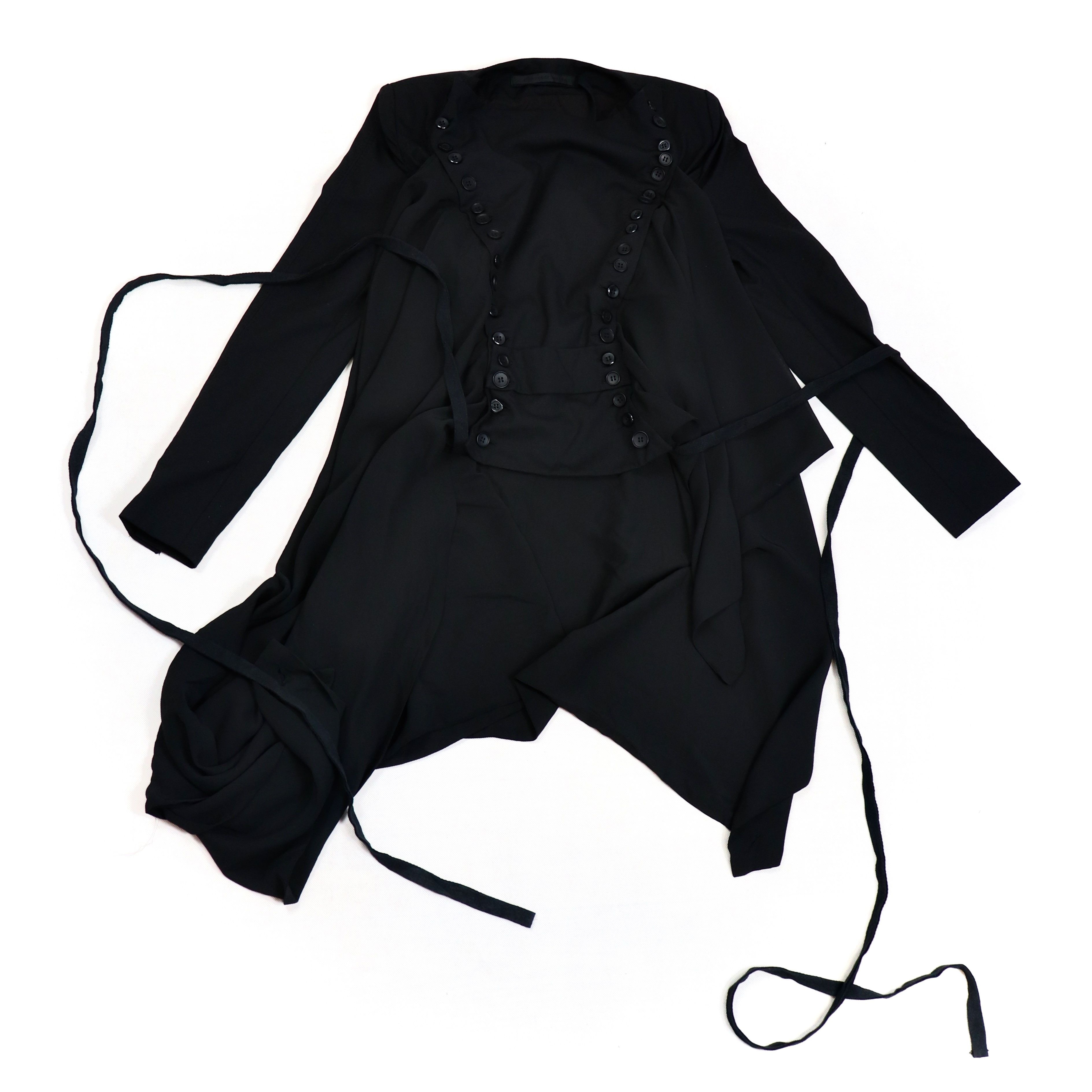 Aleksandr Manamis LAST PRICE! Rare Double Breasted Wool Blazer Cloak Size US S / EU 44-46 / 1 - 2 Thumbnail