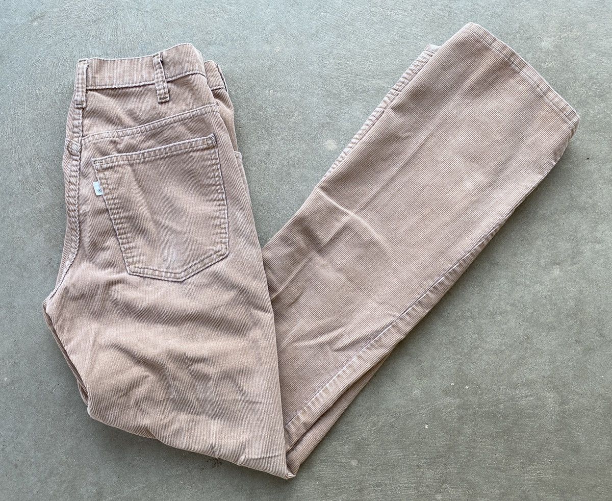 Levi's × Vintage 80s Levis 517 Corduroy Jeans 33x33 White Tab Made USA Tan Size US 32 / EU 48 - 1 Thumbnail