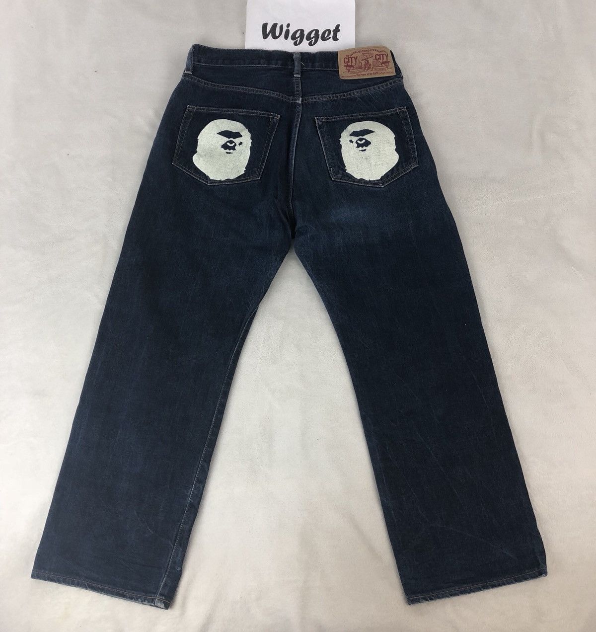 BAPE angry ape shops denim