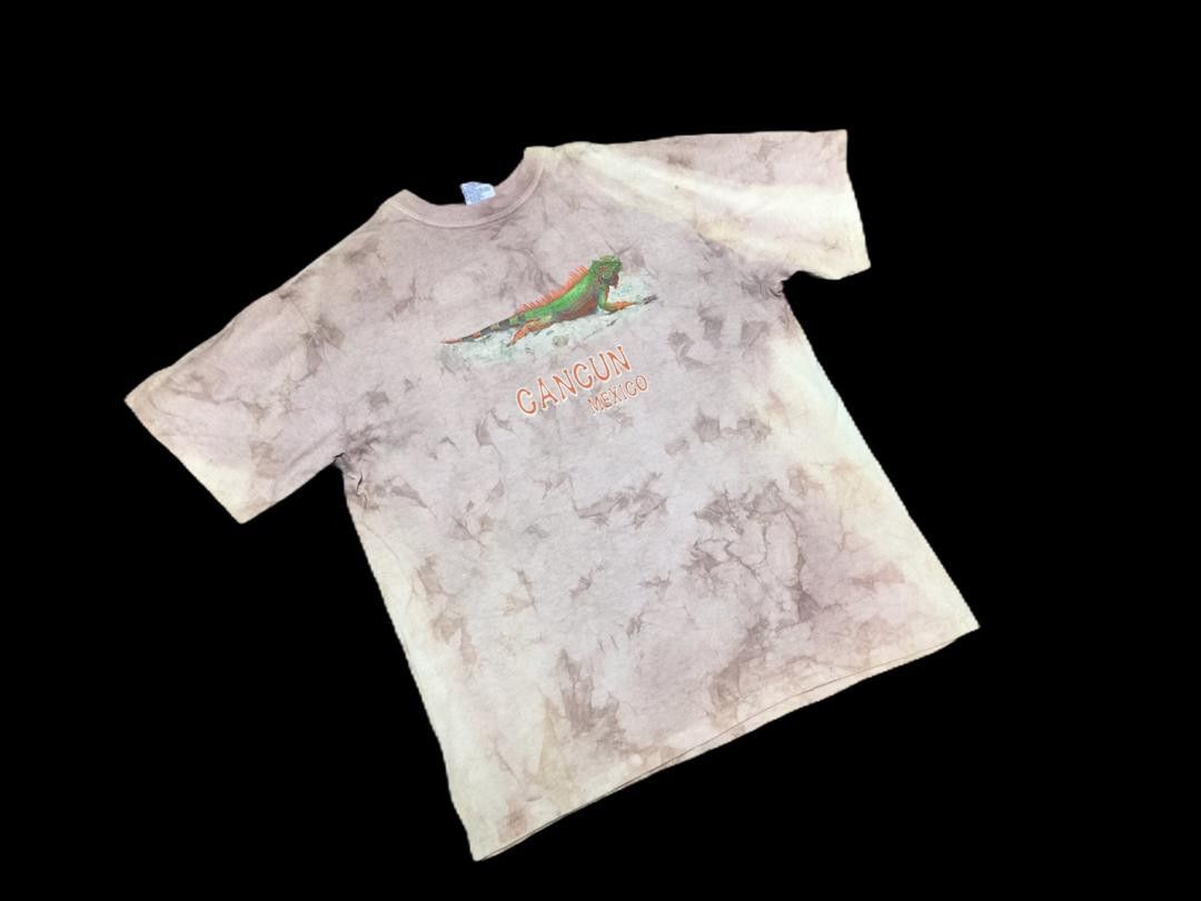Mexicana × Vintage Vintage Cancun Mexico Tie Die 90s Shirt Size US XL / EU 56 / 4 - 4 Thumbnail