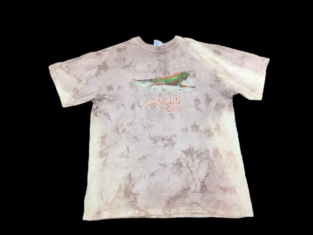 Mexicana × Vintage Vintage Cancun Mexico Tie Die 90s Shirt Size US XL / EU 56 / 4 - 3 Thumbnail