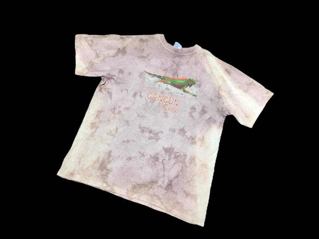 Mexicana × Vintage Vintage Cancun Mexico Tie Die 90s Shirt Size US XL / EU 56 / 4 - 1 Thumbnail