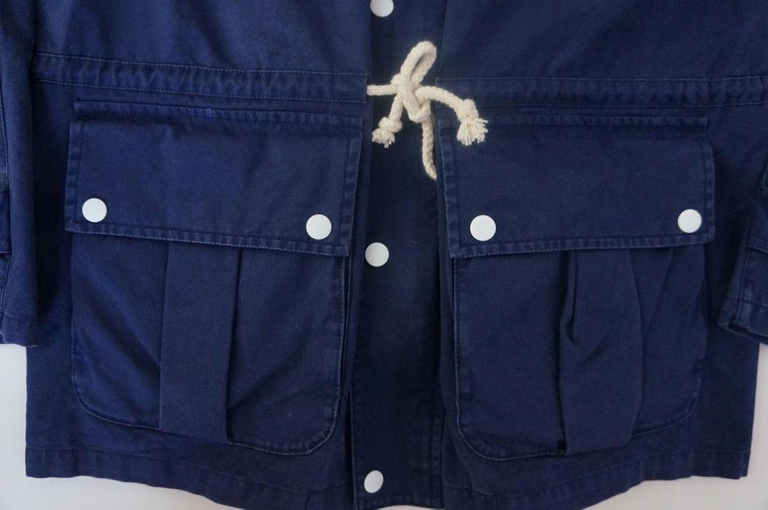 Maison Kitsune Indigo Raw Safari Jacket Size US M / EU 48-50 / 2 - 10 Thumbnail