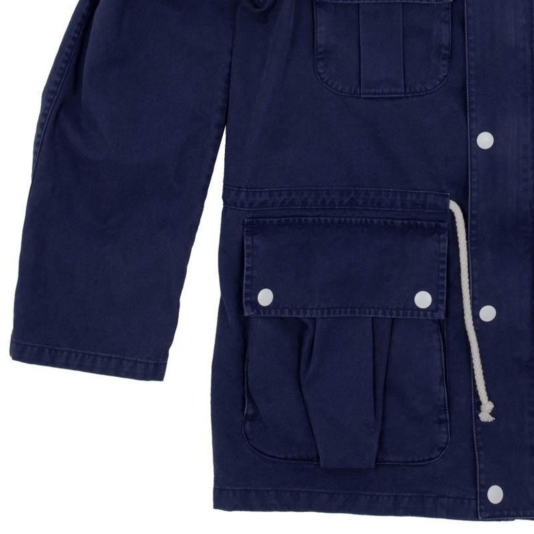 Maison Kitsune Indigo Raw Safari Jacket Size US M / EU 48-50 / 2 - 2 Thumbnail