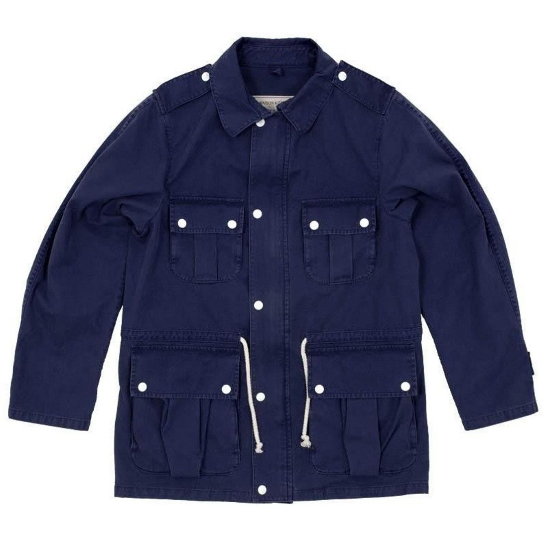 Maison Kitsune Indigo Raw Safari Jacket Size US M / EU 48-50 / 2 - 1 Thumbnail