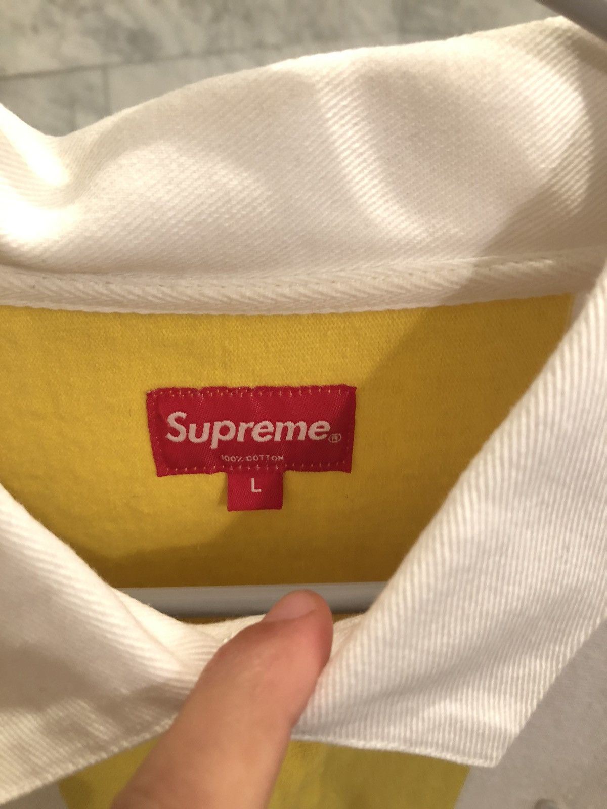 Playboy × Supreme Supreme Rugby Playboy Long Sleeve Button Up Polo Size US L / EU 52-54 / 3 - 4 Thumbnail