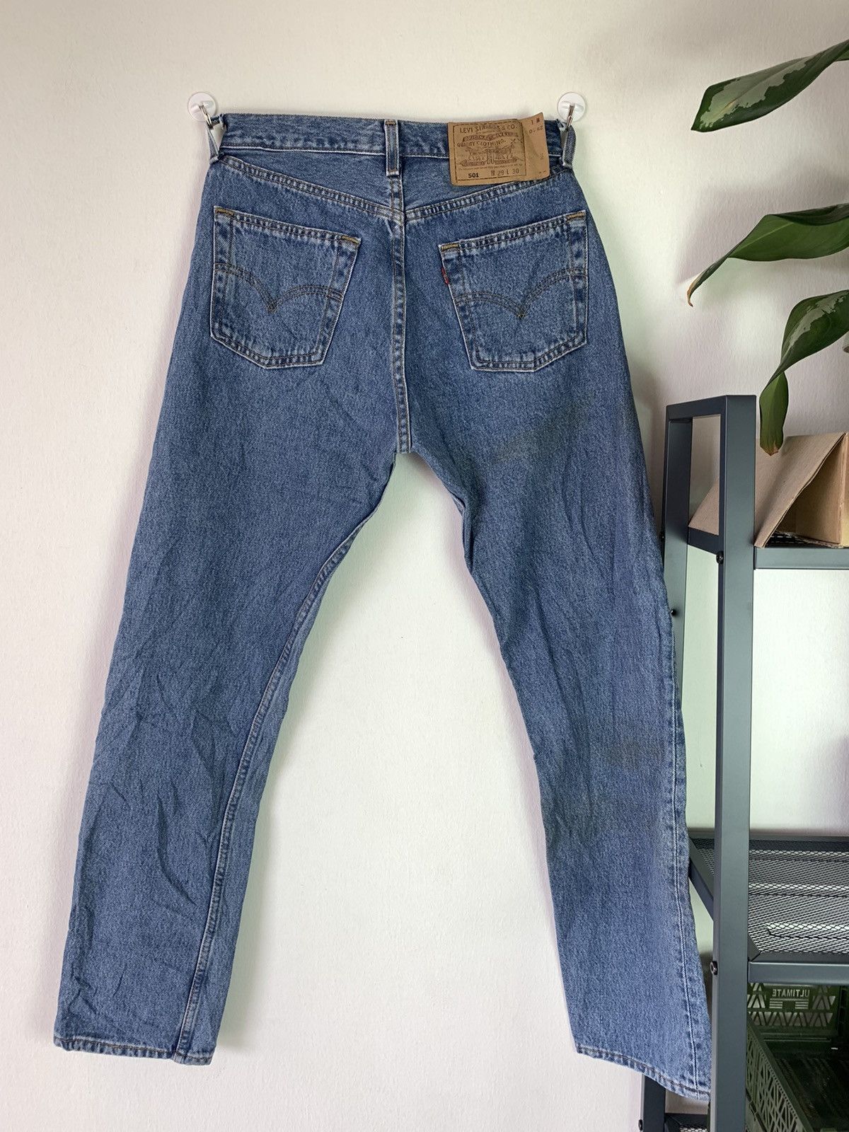Vintage Levis 501 Distressed Denim Mom Jeans Style