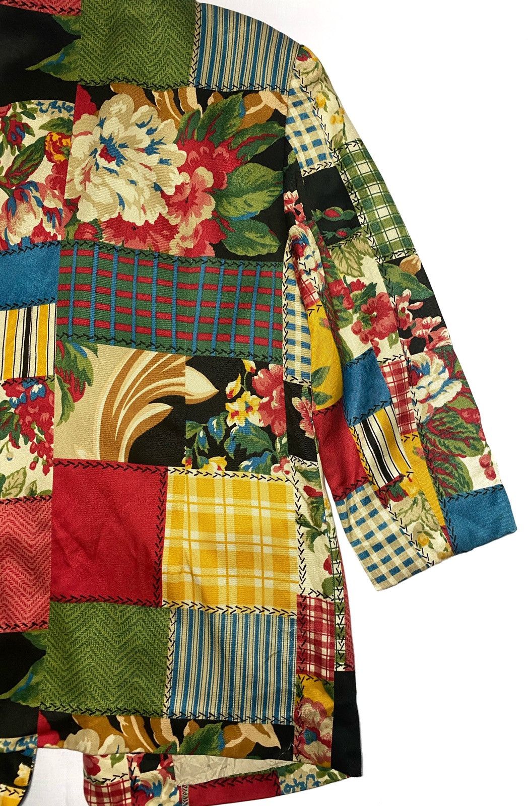 Art Comes First Japanese Brand R.T.W Floral-Print Patchwork Size US M / EU 48-50 / 2 - 6 Thumbnail