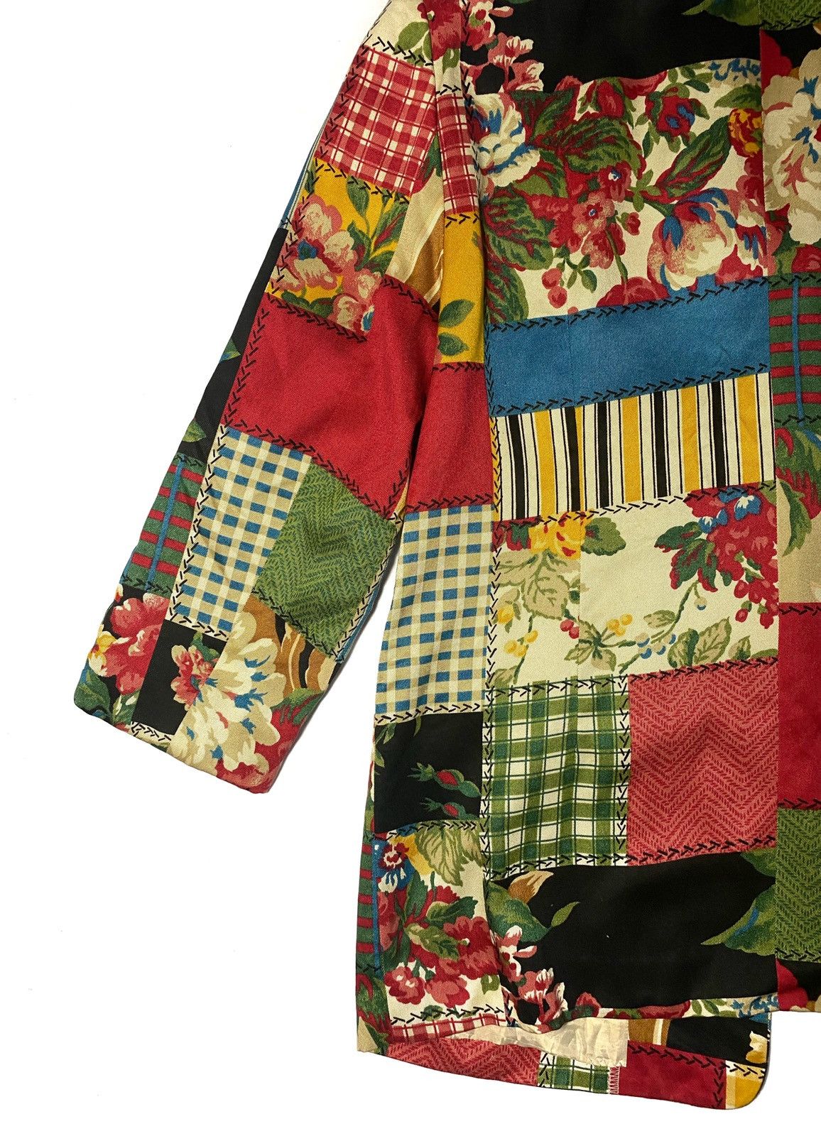 Art Comes First Japanese Brand R.T.W Floral-Print Patchwork Size US M / EU 48-50 / 2 - 5 Thumbnail