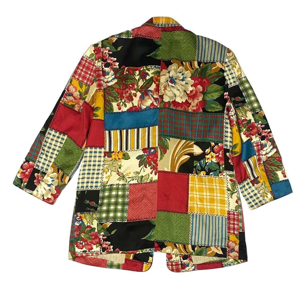 Art Comes First Japanese Brand R.T.W Floral-Print Patchwork Size US M / EU 48-50 / 2 - 4 Thumbnail