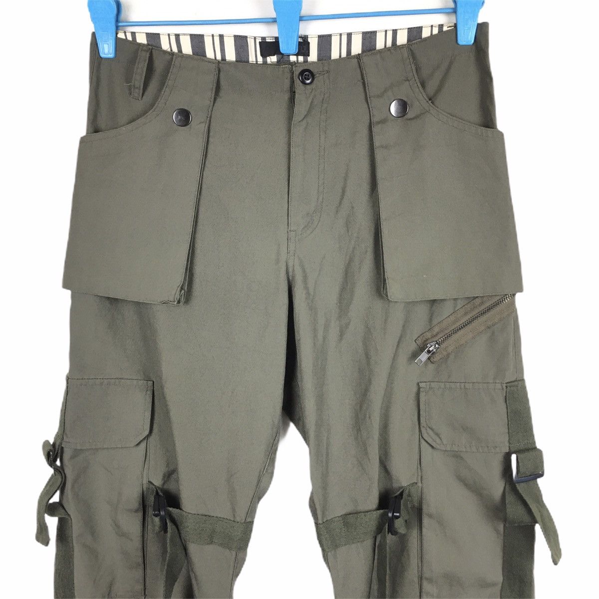 Japanese Brand NYDJ Japan Bondage Punk Cargo Pant Size US 32 / EU 48 - 2 Thumbnail