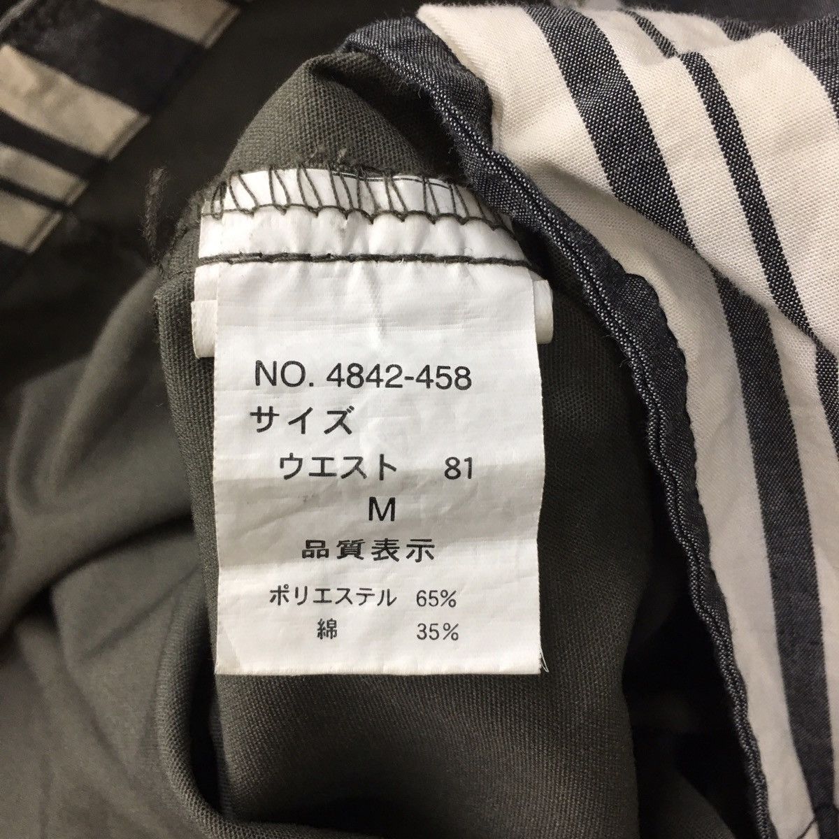 Japanese Brand NYDJ Japan Bondage Punk Cargo Pant Size US 32 / EU 48 - 10 Thumbnail