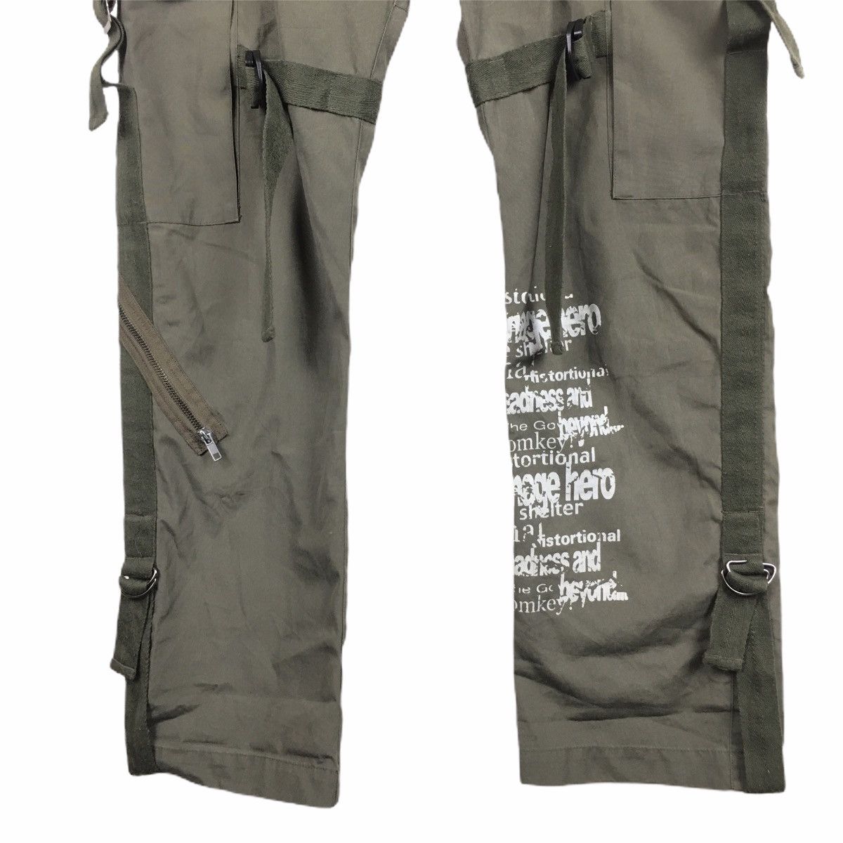 Japanese Brand NYDJ Japan Bondage Punk Cargo Pant Size US 32 / EU 48 - 4 Thumbnail