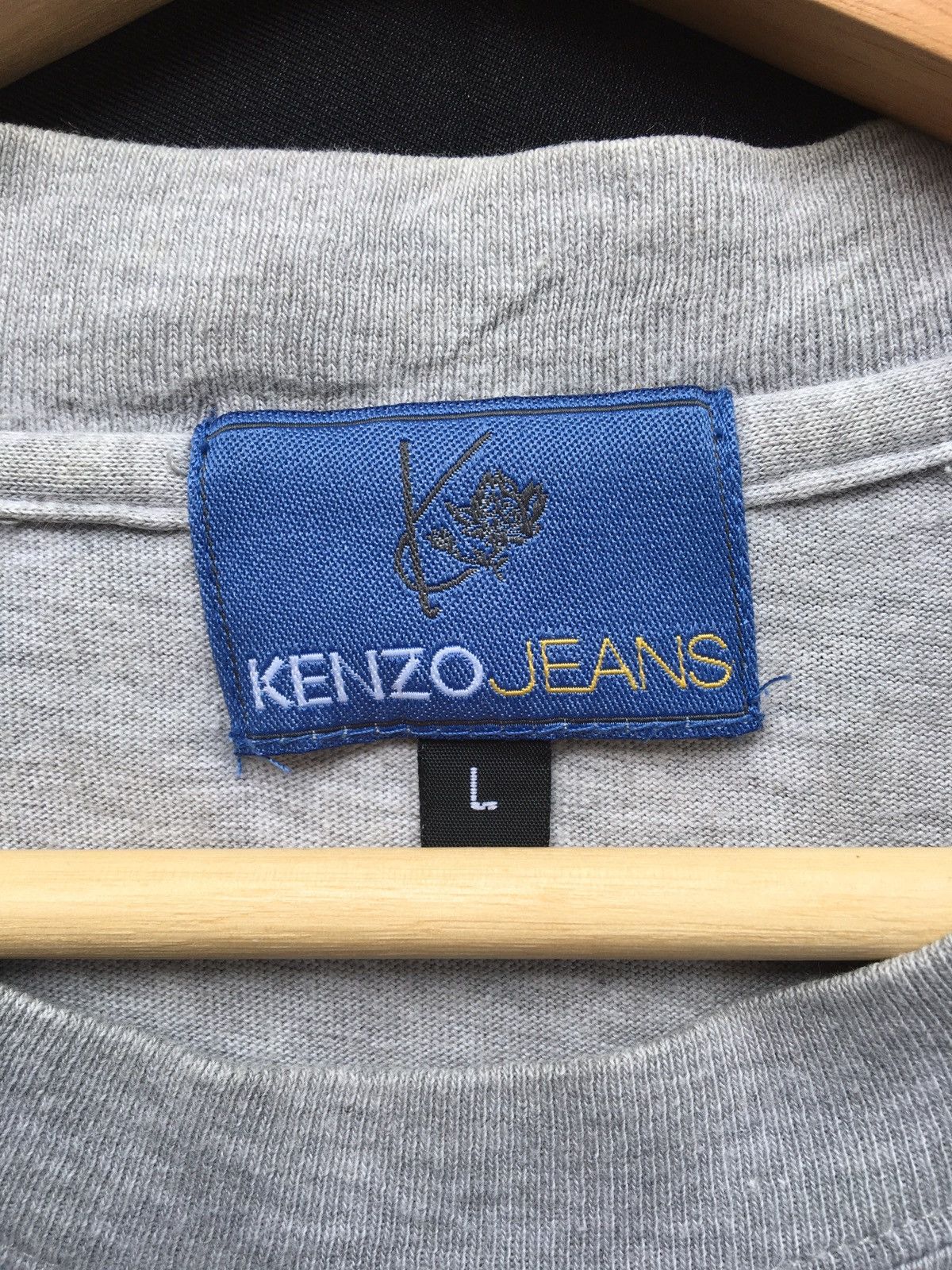 Kenzo Kenzo Jeans Big Logo Tshirt Size US L / EU 52-54 / 3 - 12 Thumbnail