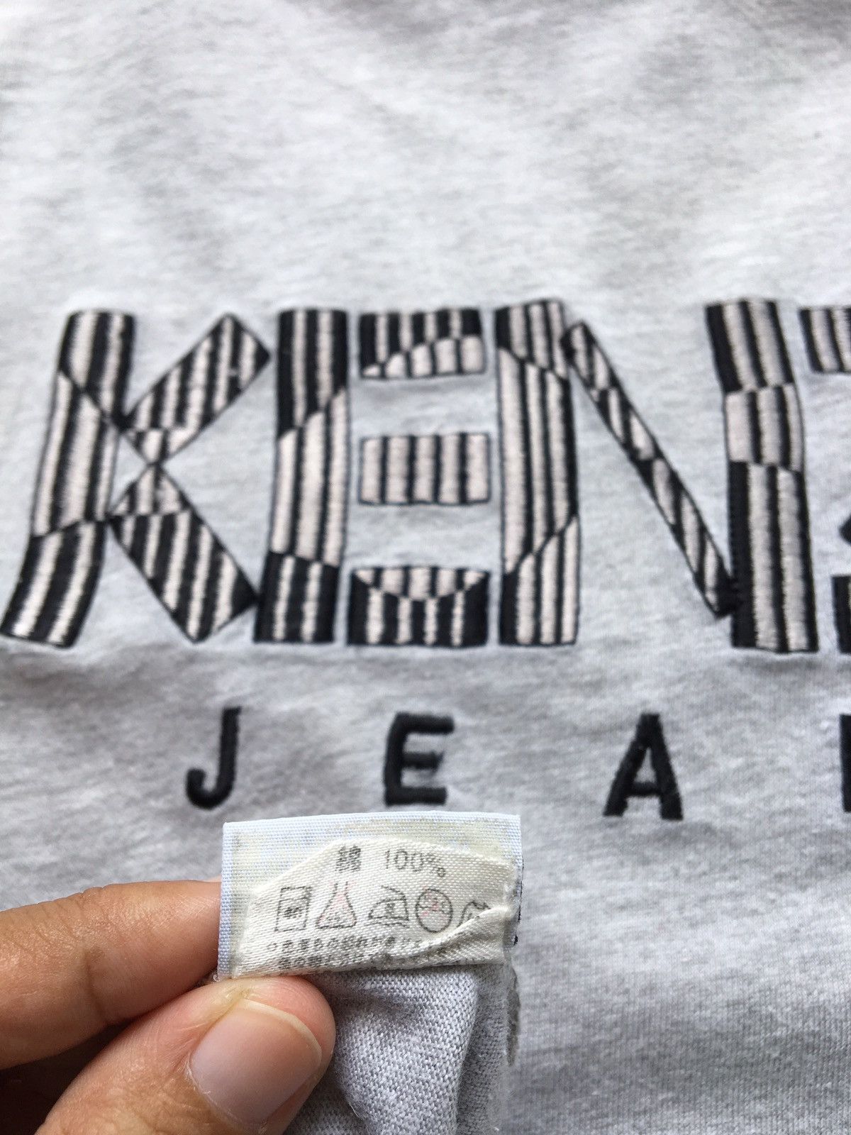 Kenzo Kenzo Jeans Big Logo Tshirt Size US L / EU 52-54 / 3 - 14 Thumbnail
