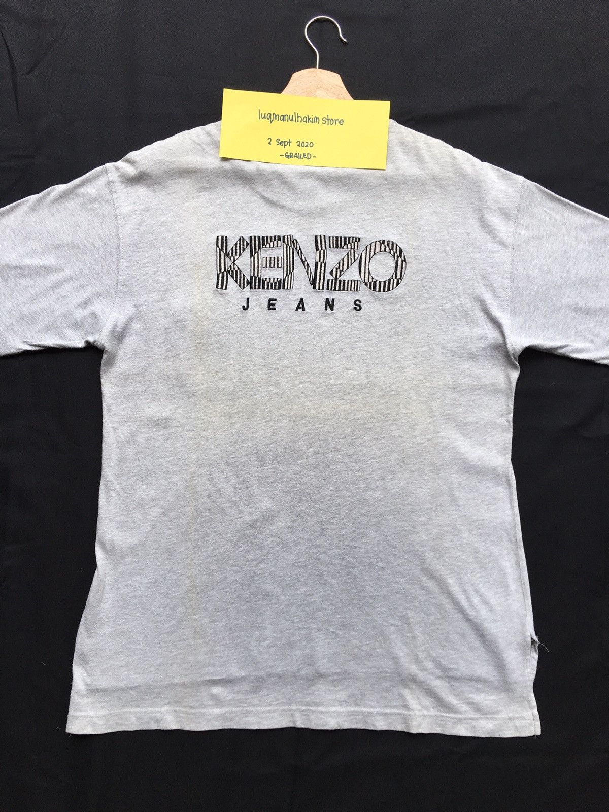 Kenzo Kenzo Jeans Big Logo Tshirt Size US L / EU 52-54 / 3 - 4 Thumbnail