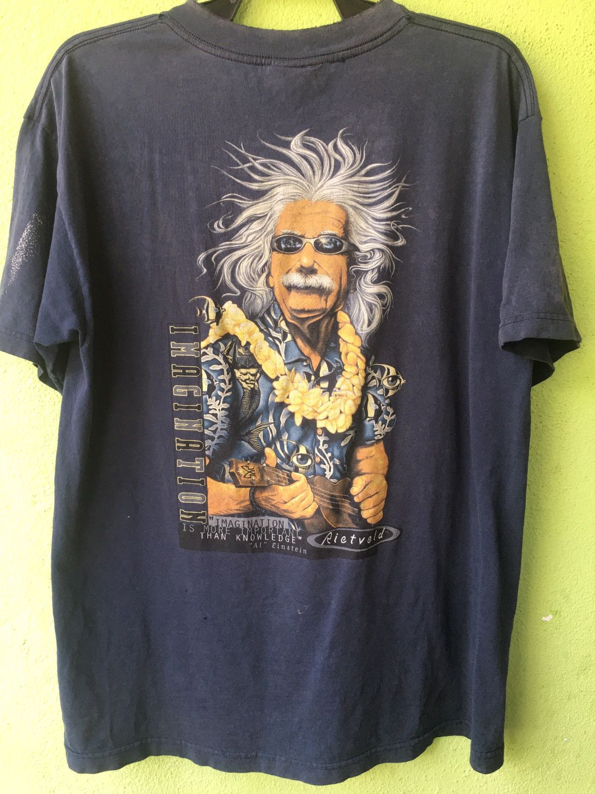 トップス 90s  Einstein vintage shirt vintage rietveld albert einstein surf style 90s shirt