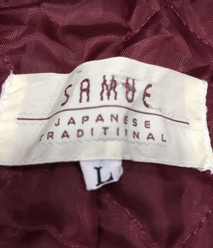 Indigo × Japanese Brand Samue Japaneese Traditional motif Flora hanten kimono Japan Size US L / EU 52-54 / 3 - 5 Thumbnail