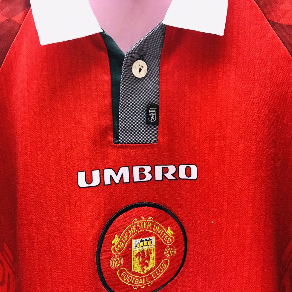 Umbro Vintage Manchester united Jersey 90s ‘Theatre of dream’ Size US XL / EU 56 / 4 - 5 Thumbnail