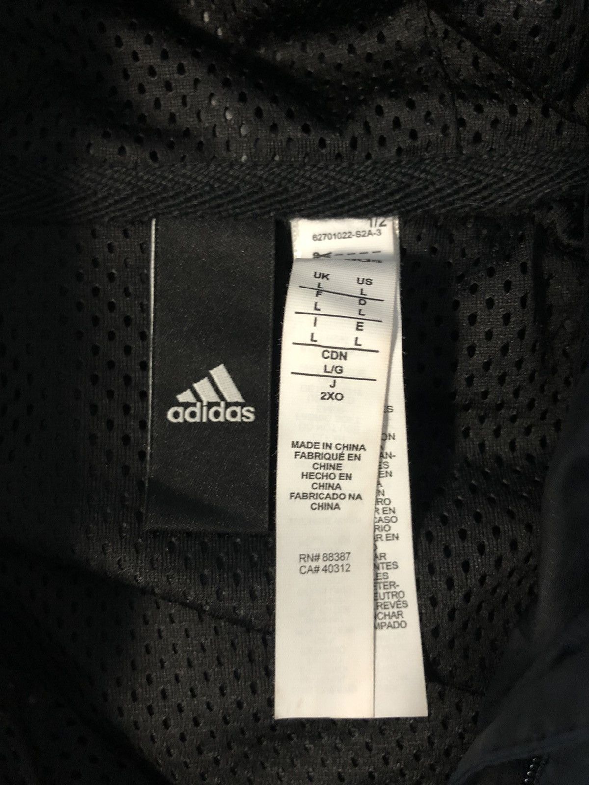 Adidas Adidas woven shell jacket Size US L / EU 52-54 / 3 - 4 Preview