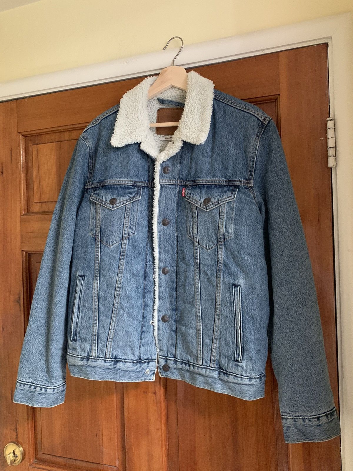 Levi's × Levi's Vintage Clothing *RARE* Brand New Levi’s Premium Sherpa Jacket - Sz M Size US M / EU 48-50 / 2 - 1 Thumbnail