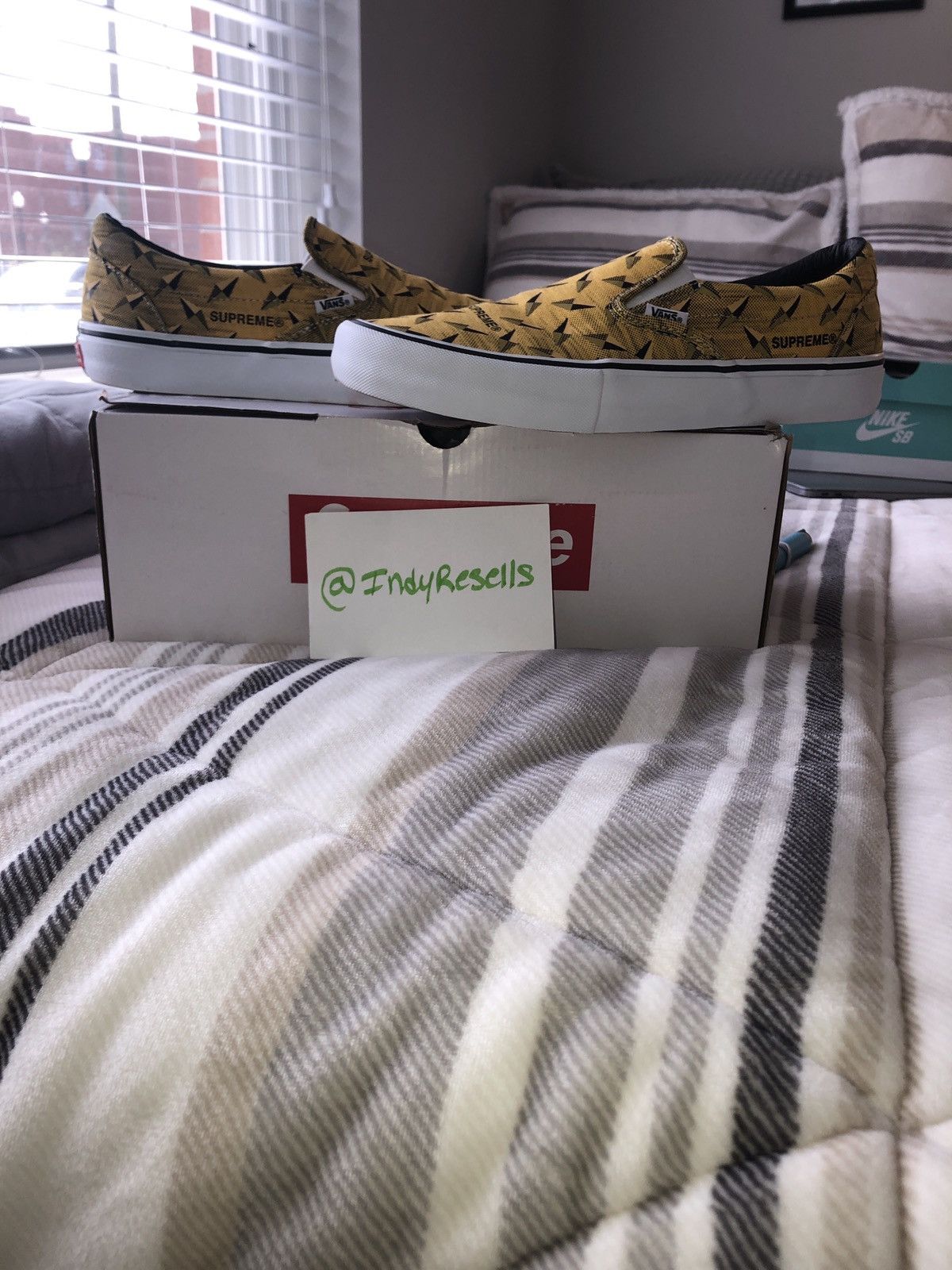 Supreme x Classic Slip-On Pro ‘Diamond Plate Yellow’