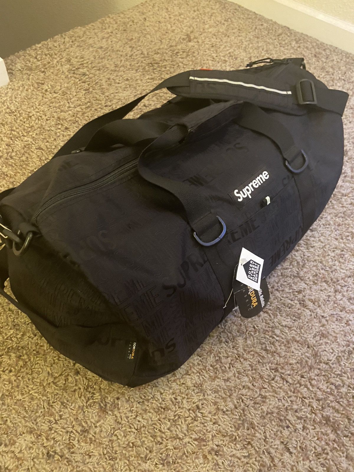 Supreme Duffle Bag (SS19) Black