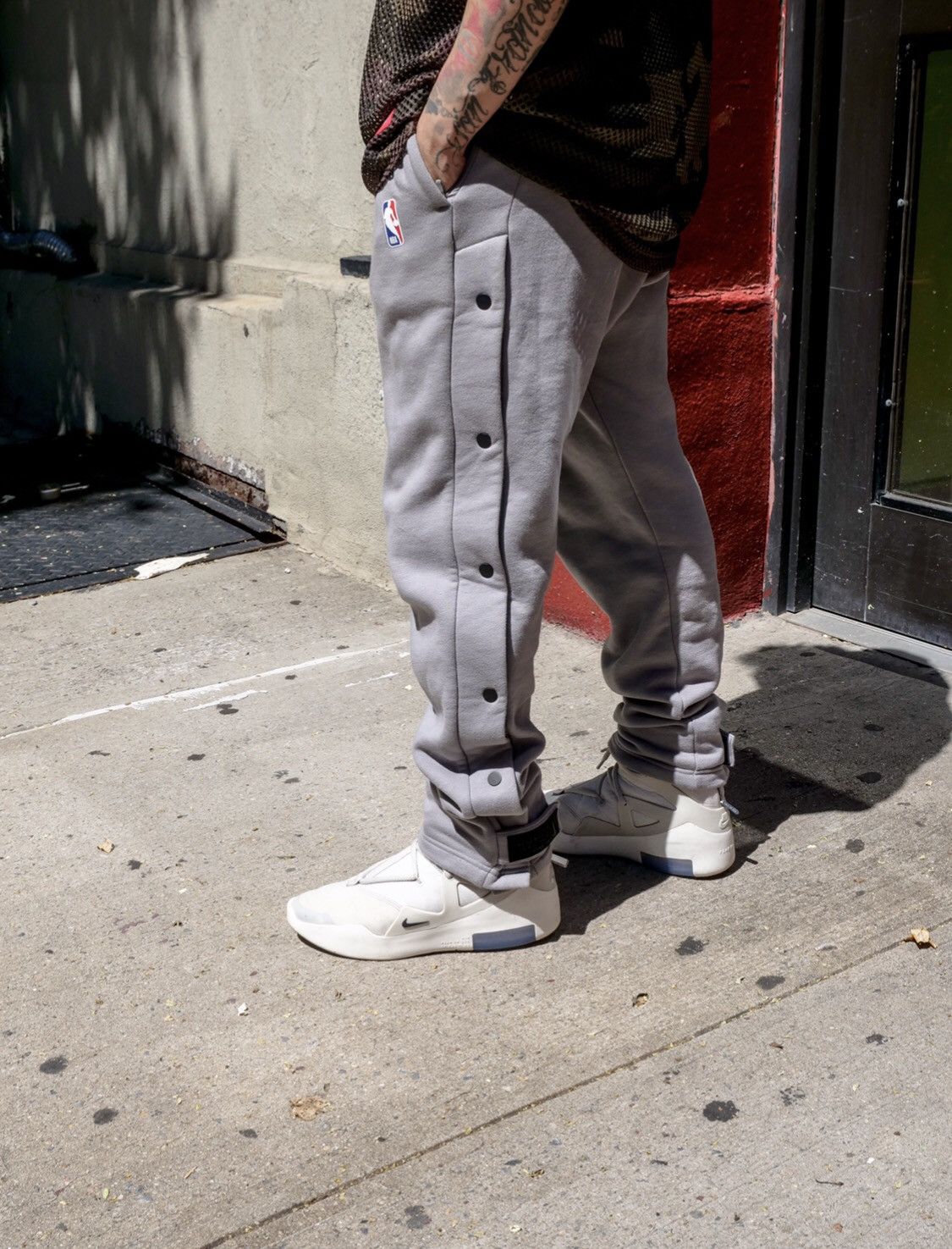 Fear of god x nike tear away pants on sale