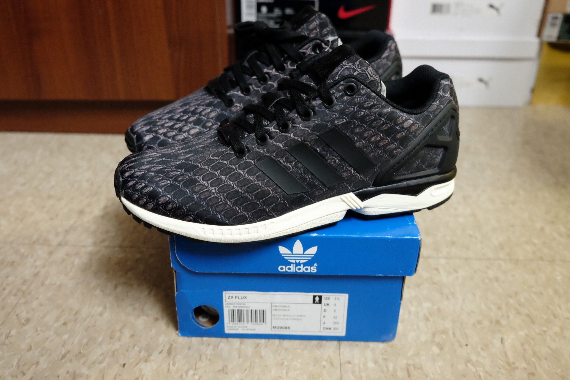 Sneakersnstuff ZX Flux Snake Skin