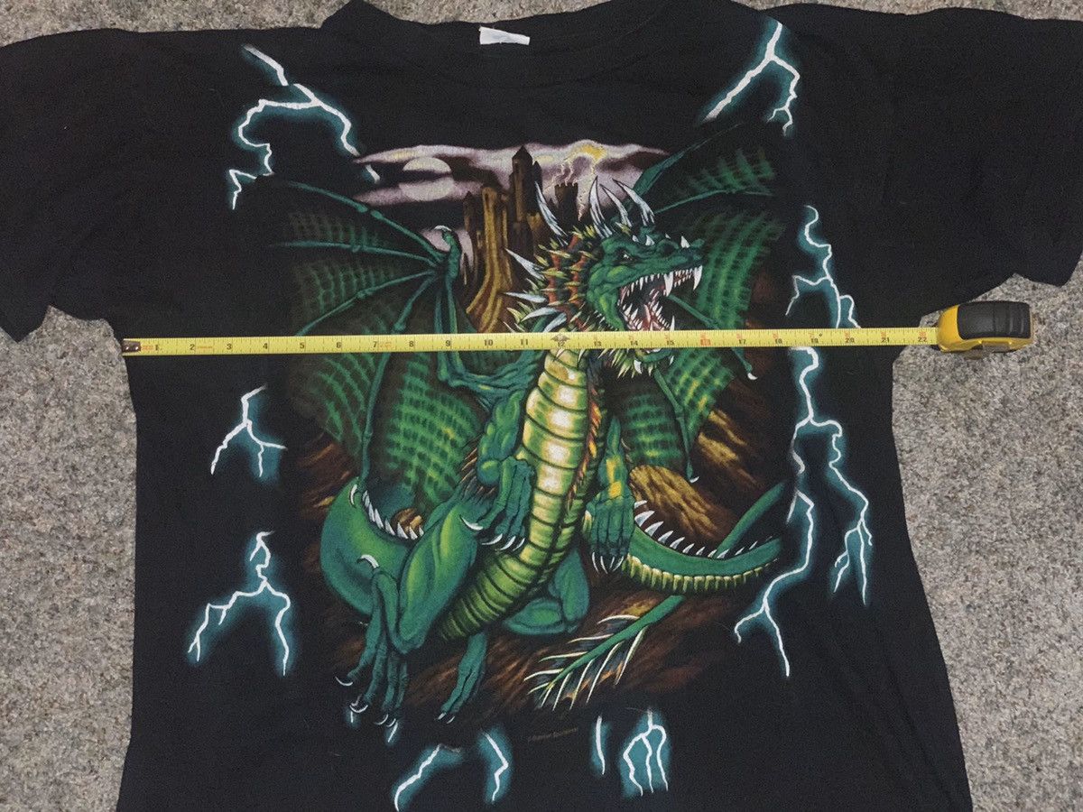 Vintage Rare American Thunder Dragon Tee Size US L / EU 52-54 / 3 - 3 Thumbnail