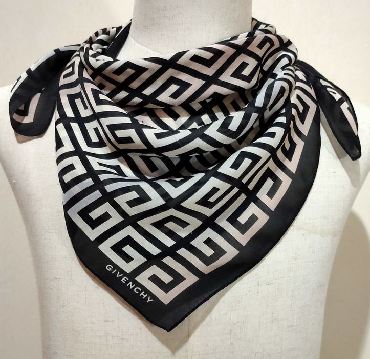 Givenchy Monogram Givenchy Silk Scarf | Grailed