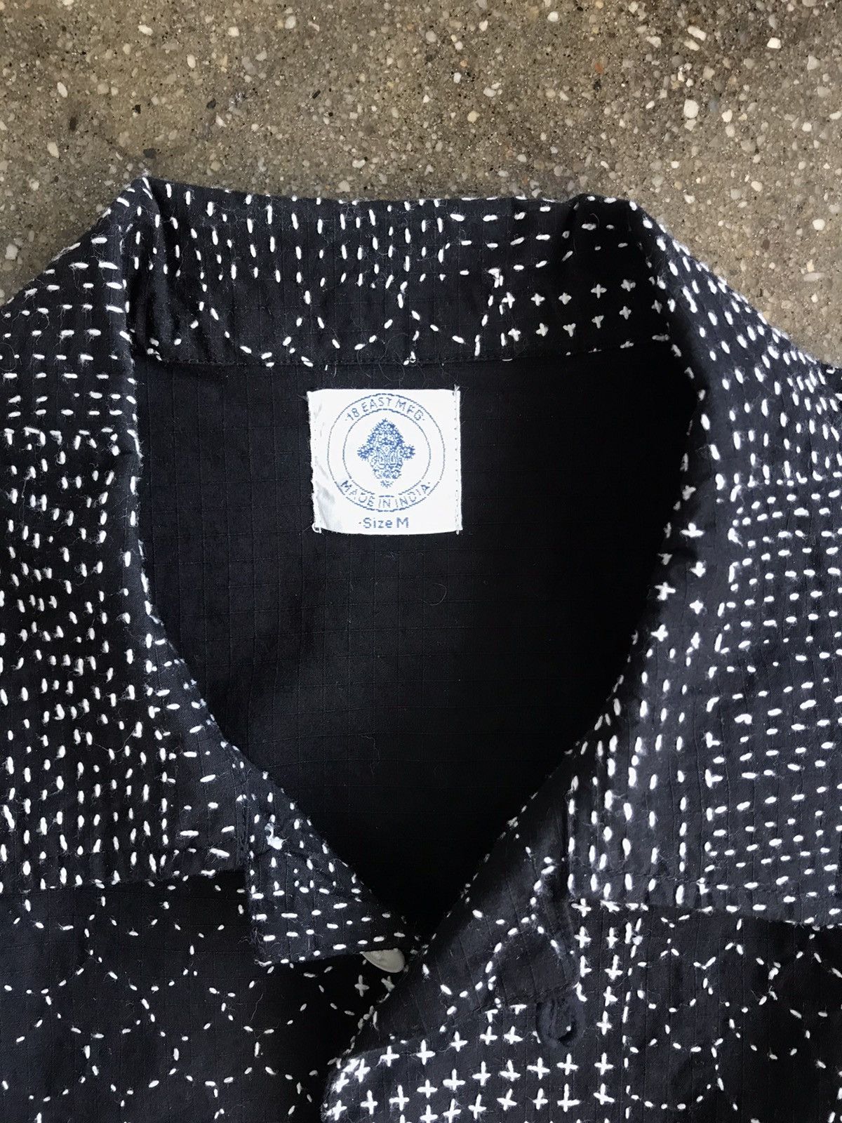 18 East 18 East Patchwork Yousef Camp Shirt Size US M / EU 48-50 / 2 - 3 Thumbnail
