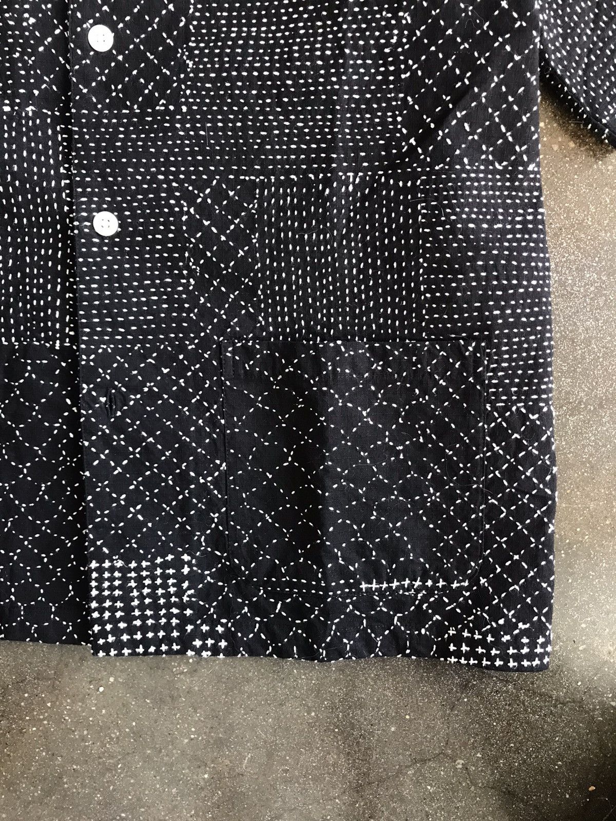 18 East 18 East Patchwork Yousef Camp Shirt Size US M / EU 48-50 / 2 - 4 Thumbnail