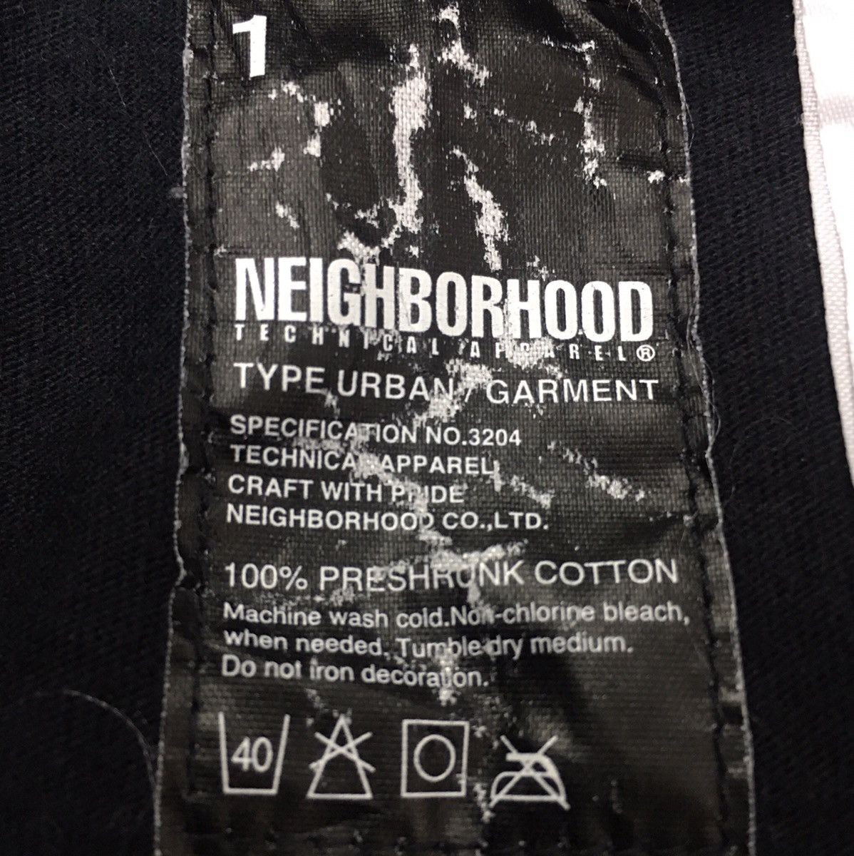 Neighborhood Neighborhood Technical Apperel Long Sleeve Tee Size US S / EU 44-46 / 1 - 6 Thumbnail
