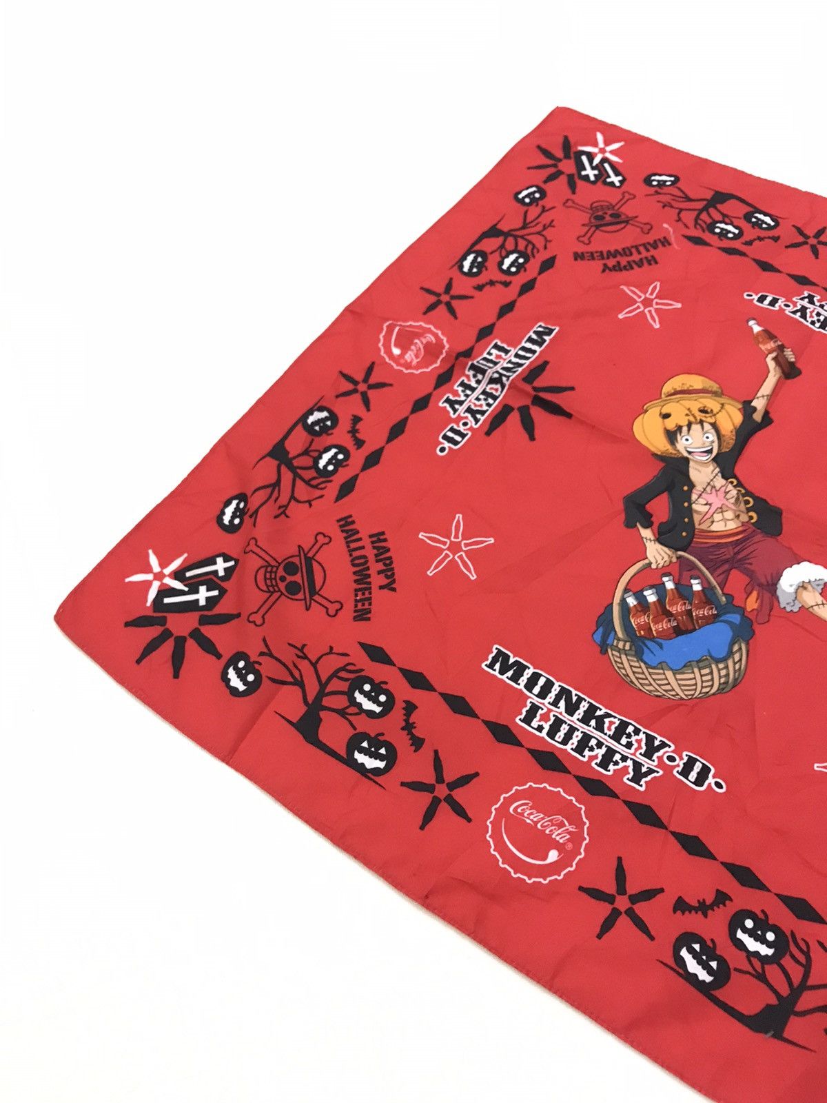 Cartoon Network × Coca Cola × One Piece ONE PIECE X COCA COLA HAPPY HALLOWEEN HANDKERCHIEF SCARF Size ONE SIZE - 4 Thumbnail