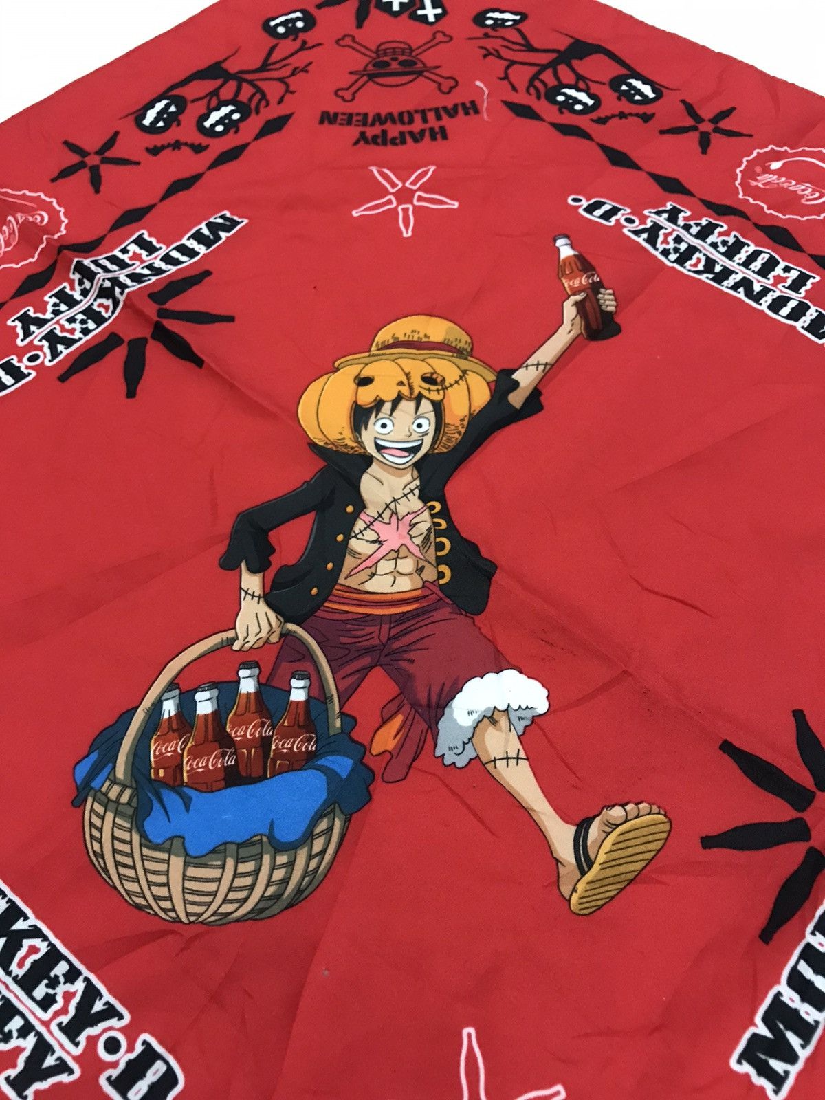 Cartoon Network × Coca Cola × One Piece ONE PIECE X COCA COLA HAPPY HALLOWEEN HANDKERCHIEF SCARF Size ONE SIZE - 2 Thumbnail