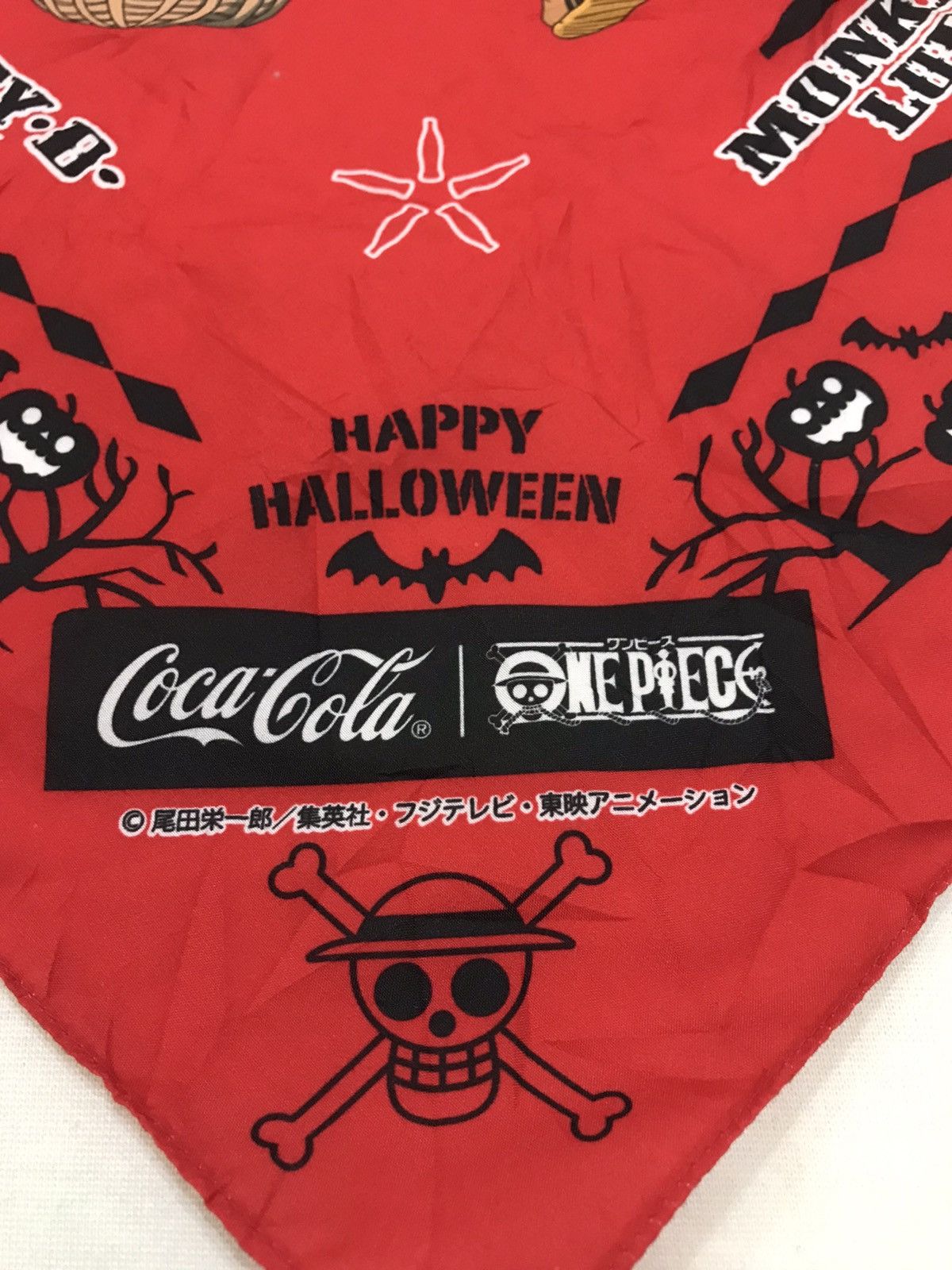 Cartoon Network × Coca Cola × One Piece ONE PIECE X COCA COLA HAPPY HALLOWEEN HANDKERCHIEF SCARF Size ONE SIZE - 3 Thumbnail