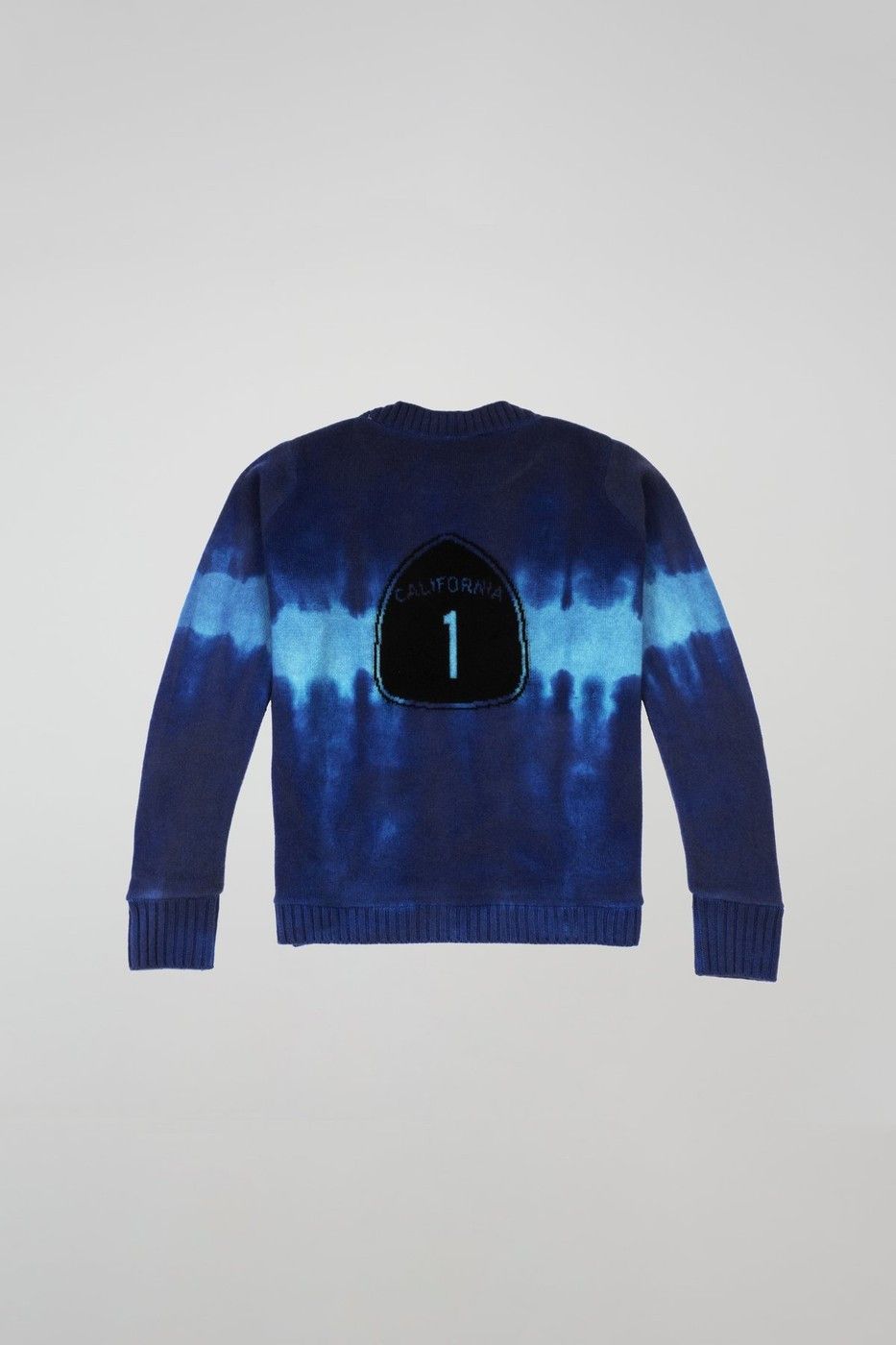 The Elder Statesman The Elder Statesman CASHMERE Blue Highway 1 Tie Dye Sweater Size US M / EU 48-50 / 2 - 4 Thumbnail