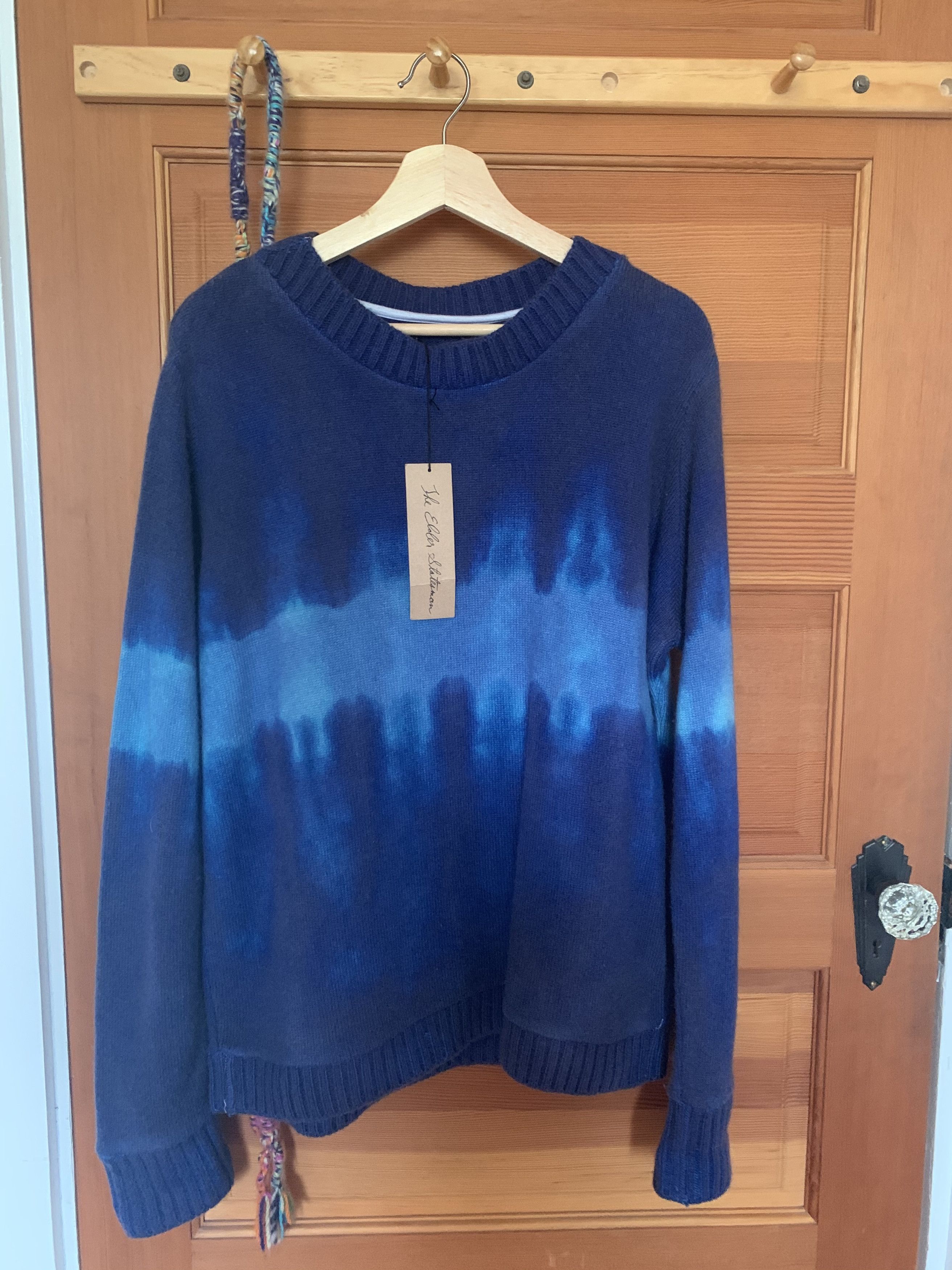 The Elder Statesman The Elder Statesman CASHMERE Blue Highway 1 Tie Dye Sweater Size US M / EU 48-50 / 2 - 5 Thumbnail