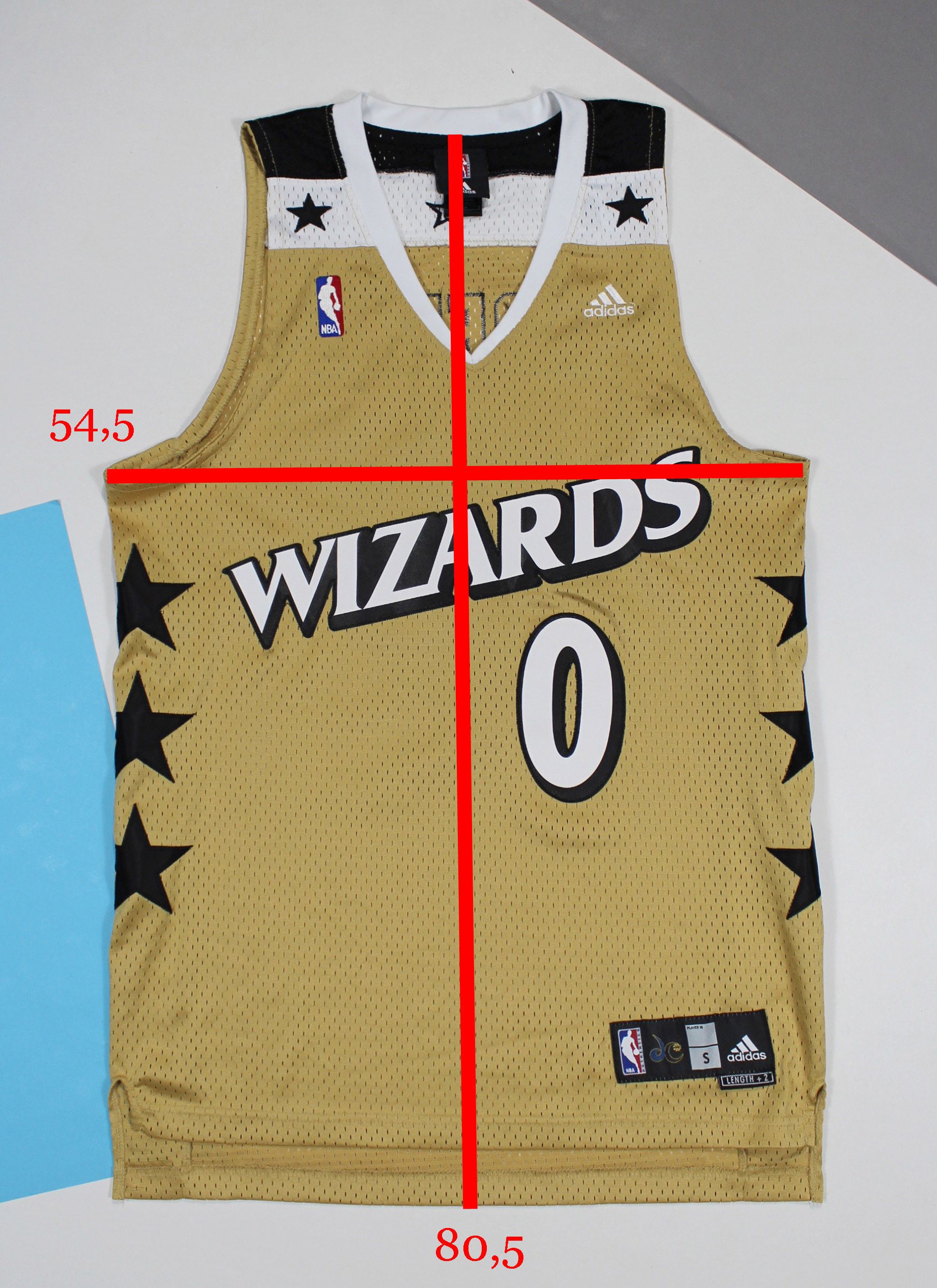 Wizards gold jersey sales