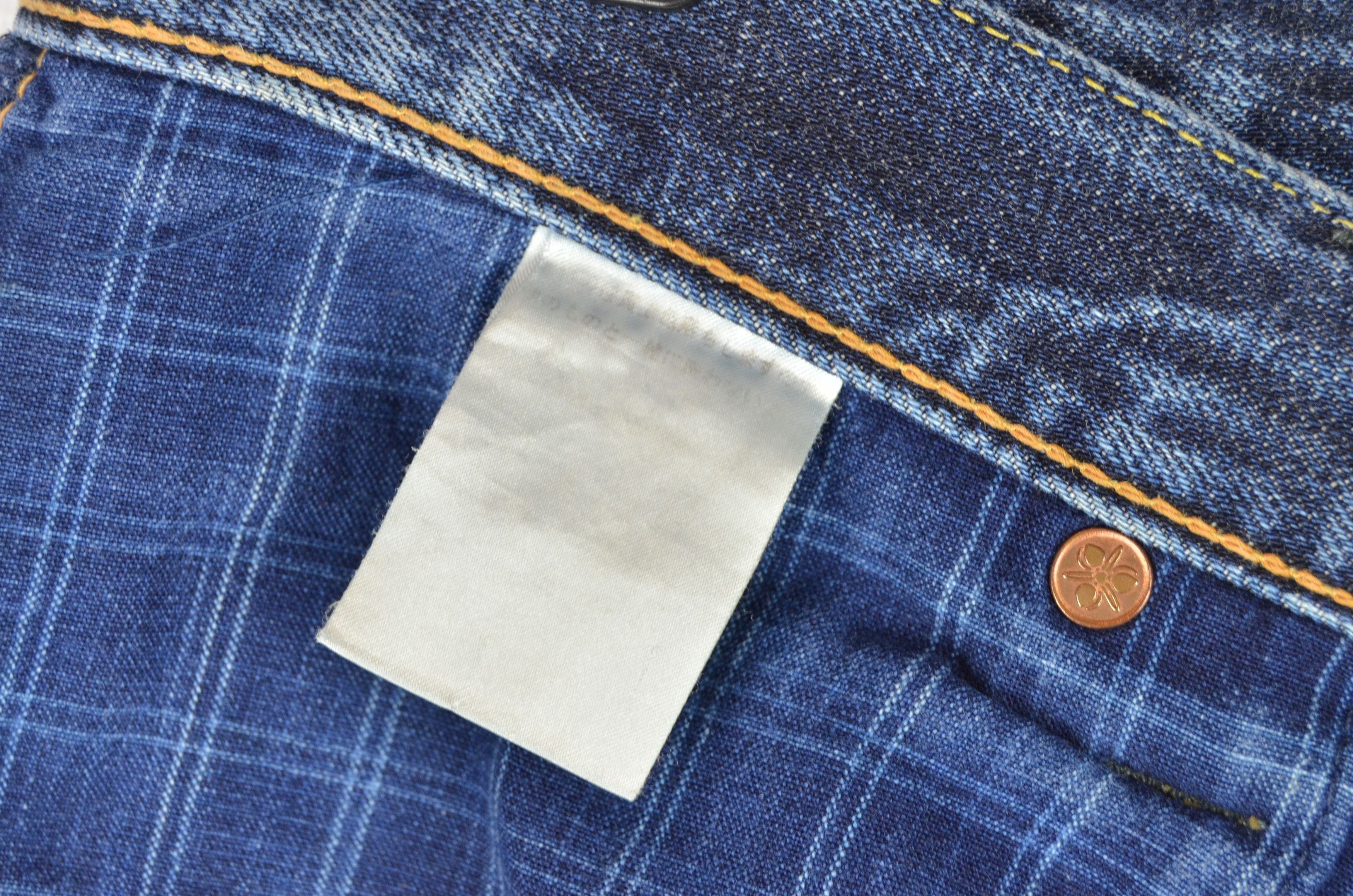 Momotaro Jeans Momotaro Jeans Selvedge Japan Washed Faded Light Blue Denim Size US 32 / EU 48 - 7 Thumbnail