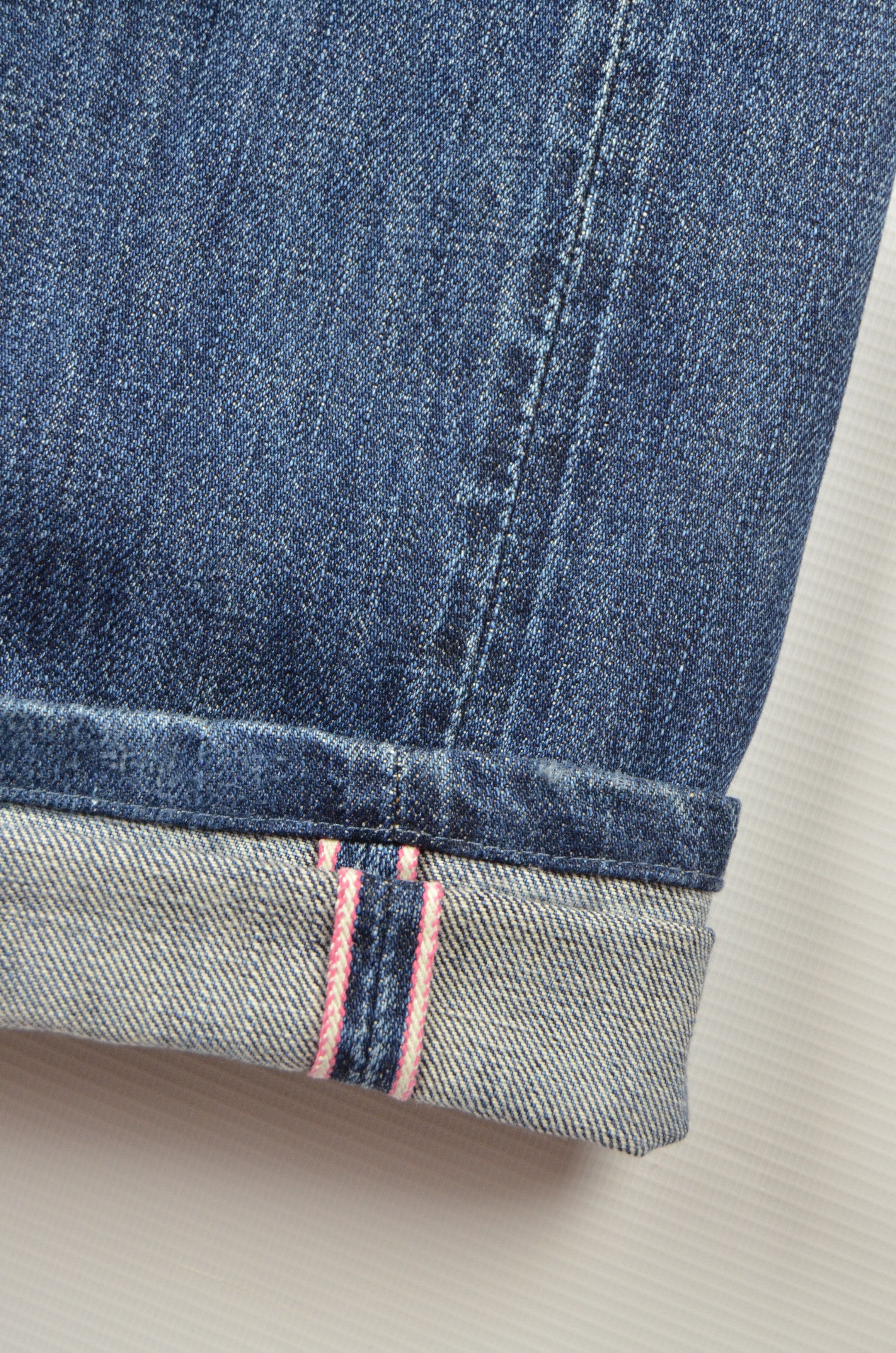 Momotaro Jeans Momotaro Jeans Selvedge Japan Washed Faded Light Blue Denim Size US 32 / EU 48 - 4 Thumbnail