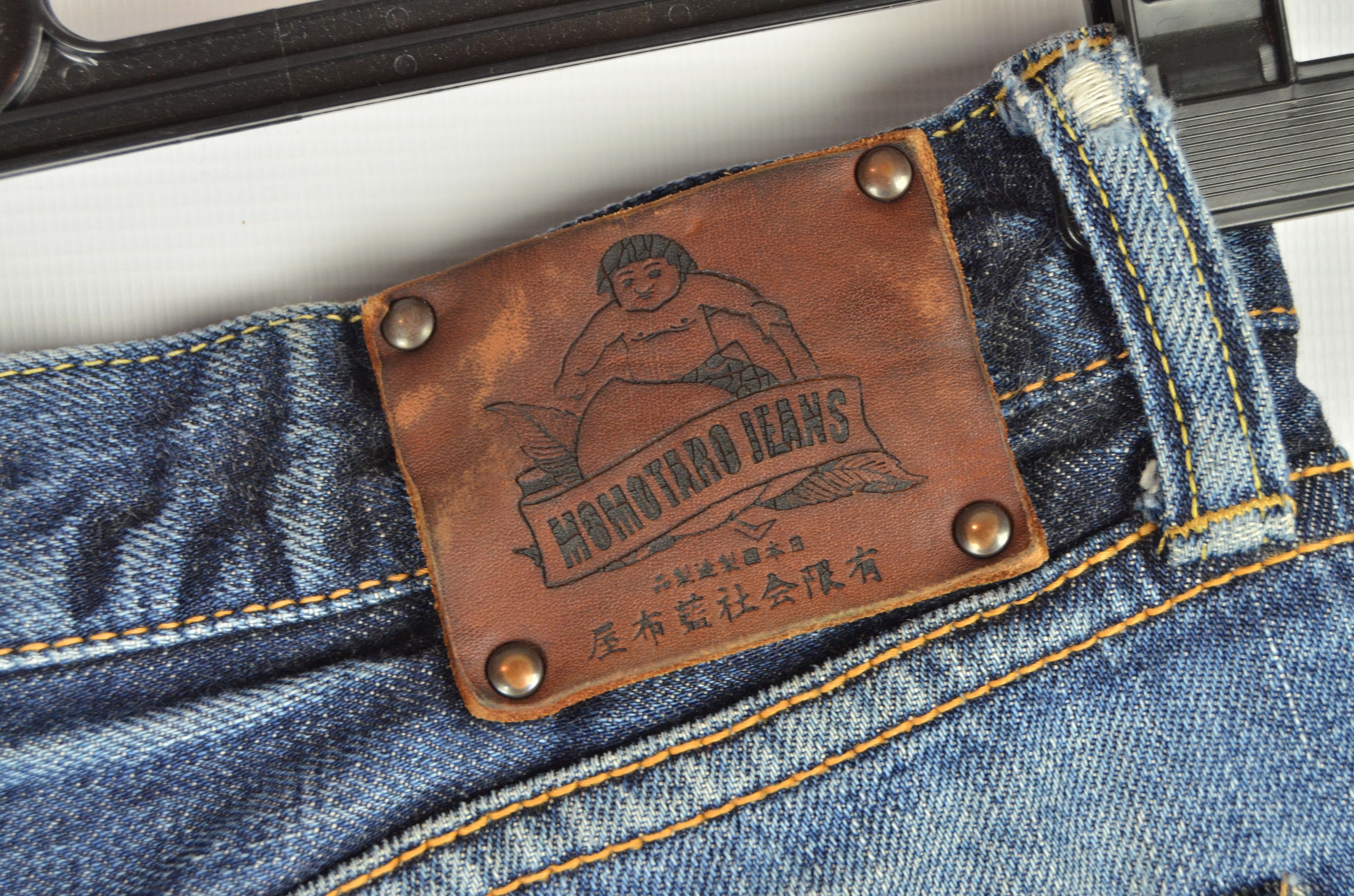 Momotaro Jeans Momotaro Jeans Selvedge Japan Washed Faded Light Blue Denim Size US 32 / EU 48 - 5 Thumbnail