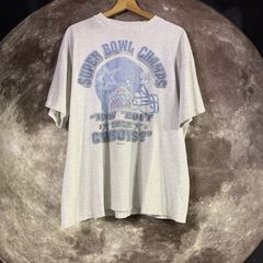 Vintage Tultex White Dallas Cowboys 5 Time Super Bowl Champs T